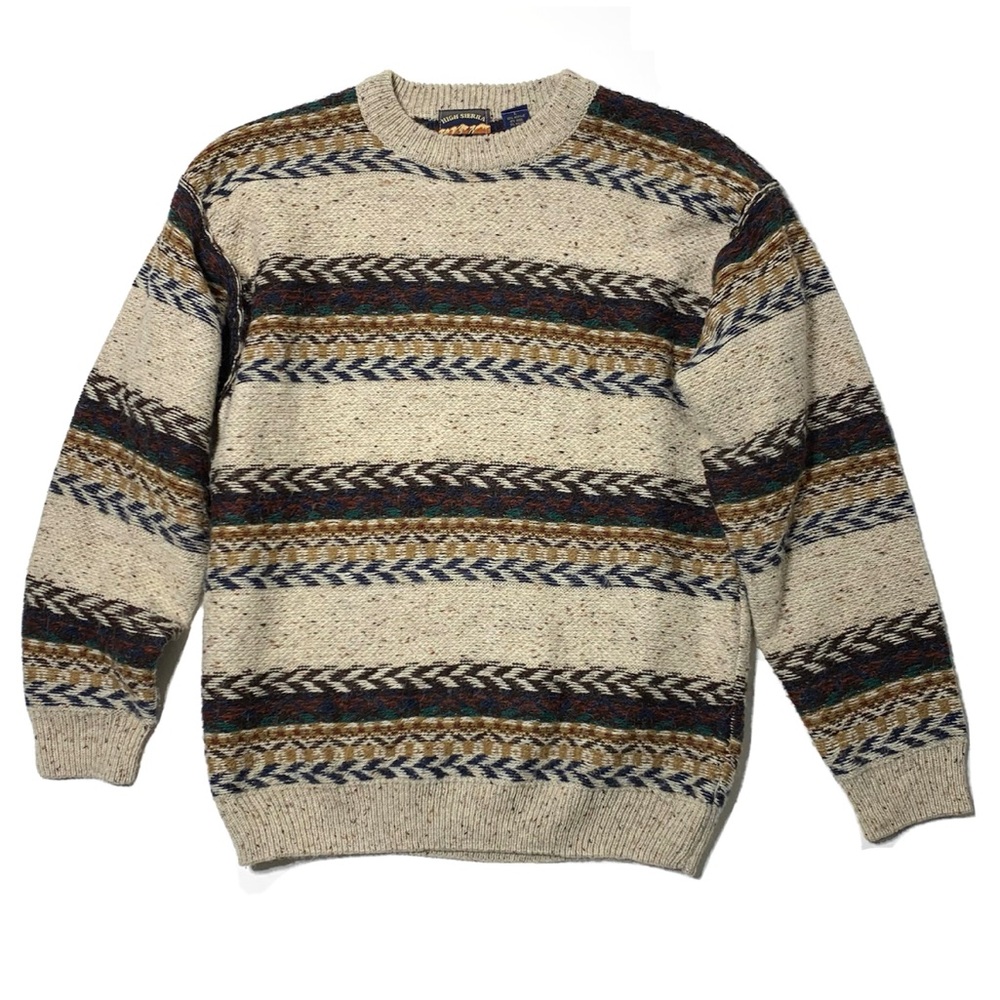 High Sierra Vintage Colorful 90’s Sweater Mens Size Large